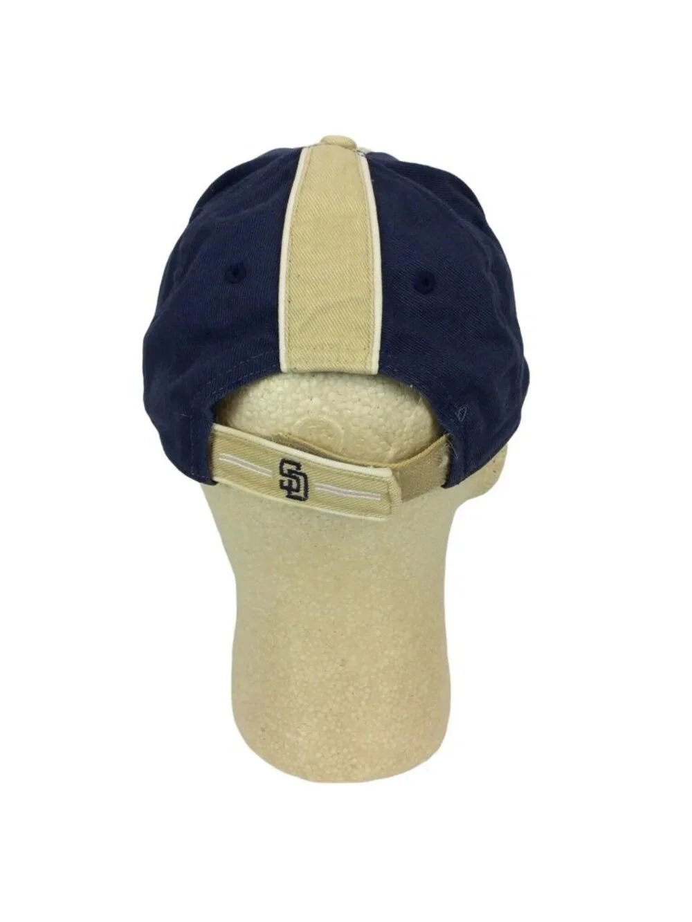 San Diego Padres Adjustable Baseball Cap Blue Beige Drew Pearson